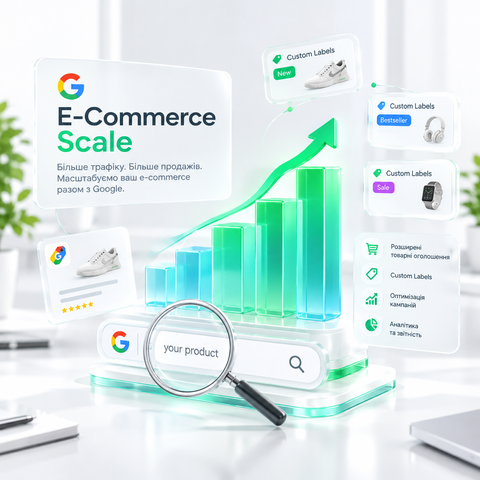 «E-Commerce Scale» — Масштабування продажів Google Ads & Shopping